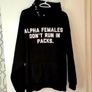 Alpha Female: Plus Size Hoodie